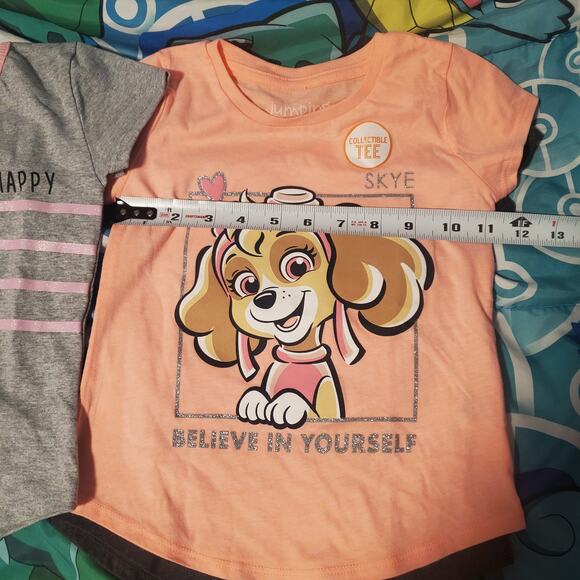 Lot of 3 NEW Toddler Size 4 Shirts Skye Everest Paw Patrol and Disney Dalmatians - Picture 8 of 9